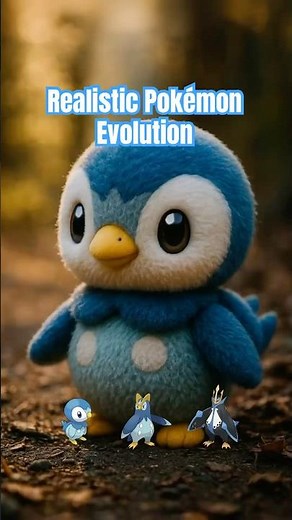 Realistic Pokémon Evolution | Pokédex No.393~395 🐧🌊 (Piplup → Prinplup → Empoleon Line)