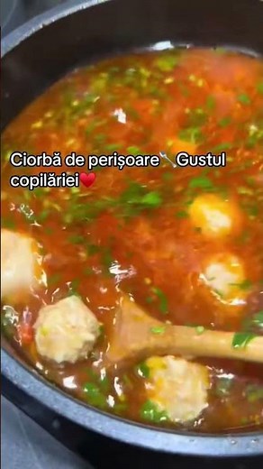 👉Ciorbă de perișoare ca la mama acasă🍲Rețeta traditională românească!