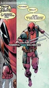 Deadpool’s New Weapon Is More Powerful Than Wolverine’s Claws 😳 #Deadpool #Wolverine #Marvel