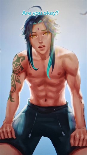 Xiao Animation - Teyvat Spring Break Illustration