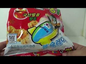 크라운 못말리는 신짱, 바삭하고 달짝지근한 짱구과자 구입 시식기