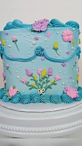 9.8K views · 292 reactions | What I would make you as a professional cake artist!勺 #cakedecorating #voiceover #birthdaycake #caketutorial #springcake | Sweet Kate Bakery | Facebook