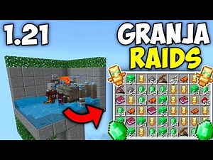 ✅ The EASIEST RAID and EMERALD Farm for Minecraft Bedrock 1.21!