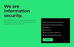 Security sphere - CSS Template by Nicepage
