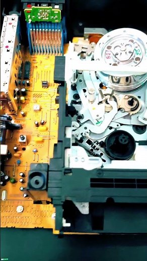 A Look Inside an Old VHS Player
