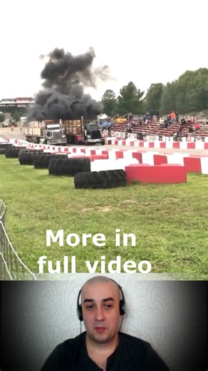Massive Semi Trucks Going Full Throttle