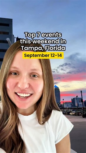 That's So Tampa on Instagram: "The 7 best events this weekend in feat. many concerts 🎸🎶🎤 September 12-14 Comment “EVENTS” + we’ll DM you the full weekend guide 🔥 SAVE this post + tag your weekend crew 🧺Ybor Saturday Market* 📍1901 N 19th St. | Sept. 13 at 9AM-1PM | FREE 🎨Drew Marc Gallery: Afterglow Art Exhibit Opening Reception 📍Drew Marc Gallery | Sept. 13 at 2-6pm (running through Nov. 3) | FREE 🚗Motor Enclave: Teen Driving Academy* 📍Motor Enclave | Sept. 13 at 2-6PM | 🎟️ $100 OFF W