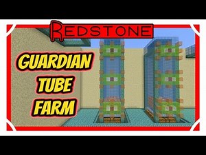 How To Build A Guardian Farm In Minecraft Bedrock Edition | #Minecraft #1man1game
