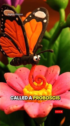 The Butterfly's Secret Super Tool! 🦋✨ #Shorts #Insects