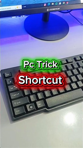 Pc Shortcut Keys And Useful Trick For Window #keyboard