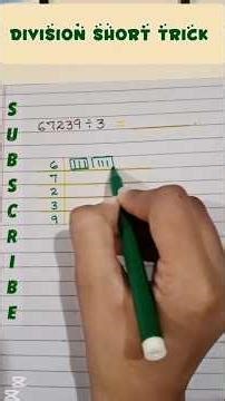 Division short trick🖊️📚#maths #divisiontricks #division #mathstricks #mathtips #explore #music