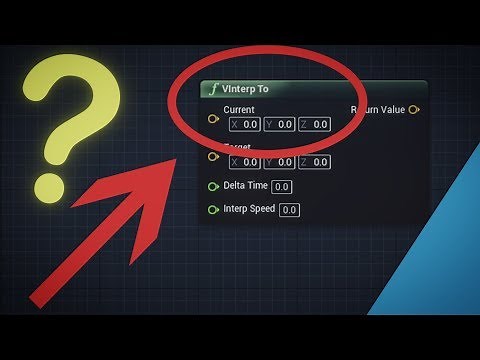 How to Interpolate Vectors || VInterp To || UE4 TUTORIALS