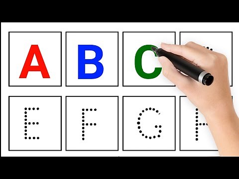 Dotted abcd pdf | Dot to Dot alphabet tracing | Tracing Abcd
