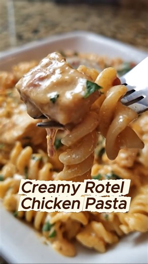 quotidian recipes on Instagram: "Creamy Rotel Chicken Pasta This Creamy Rotel Chicken Pasta is bold, cheesy, and full of cozy Tex-Mex comfort. Tender chicken and pasta are tossed in a creamy Rotel sauce with just the right kick. It’s an easy weeknight dinner that comes together fast and always disappears quick. Ingredients 1 lb boneless skinless chicken breasts or thighs, diced 2 tablespoons olive oil 2 tablespoons butter 3 cloves garlic, minced 12 oz pasta (penne, rotini, or bowtie) 1 can (10 o