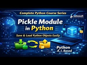 Pickle Module in Python 🔥 | Save & Load Python Objects Easily