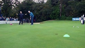 Rose holing putts for fun!