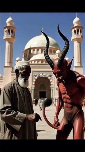 how devil stops Muslims from doing good .#old #islamicvideo