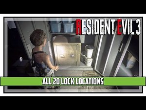 Resident Evil 3 Remake All Safes, Lockers, Etc Locations RE: Master of Unlocking Trophy