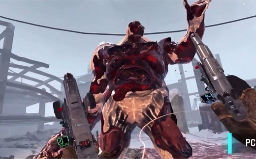 VR求生之路 合作射击游戏《After The Fall》 PC VR /Quest 2 / PSVR之间跨平台游戏画面的对比视频