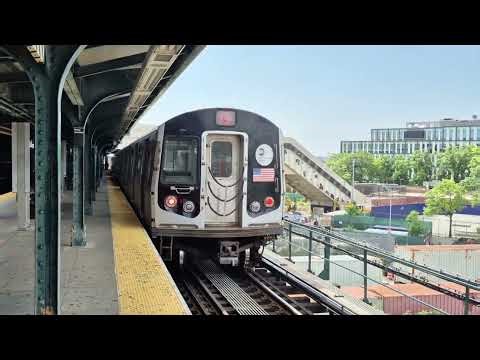 MTA: R143 L train via the J line action