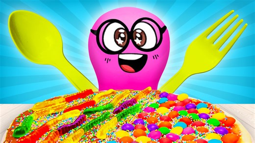 Hora de la pizza 🍕 Salami, mermelada y golosinas: receta FÁCIL del loco cocinero Slime Sam | SUPER SLICK SLIME SAM