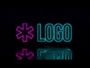 Neon Logo and Text Reveal After Effects Template | Free Download