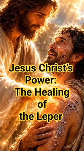 Jesus Christ’s Power: The Healing of the Leper #biblestories #faith #shorts