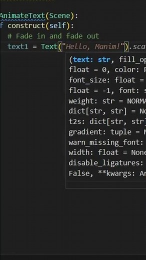 ✨ Animate Text in Python with Manim | Easy Tutorial