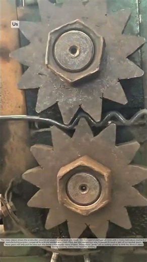 Manufacture of woven manganese wire mesh