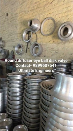 Round diffuser Eye ball diffuser disk valve
