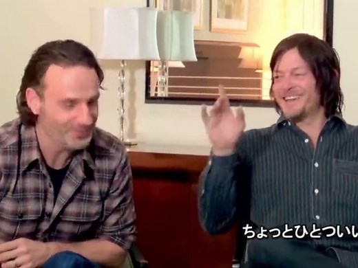 Heartwarming Moment Between Norman Reedus and Andrew Lincoln on The Walking Dead Set