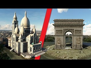 Flying over PARIS (FRANCE) – Microsoft Flight Simulator 2020
