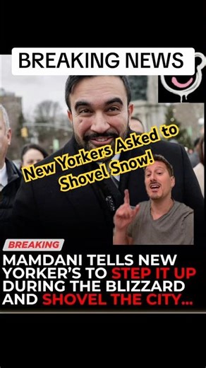 Mamdani Asks New Yorkers to Shovel the Snow! #fyp #trending #viral #foryoupage #nyc #shorts #news