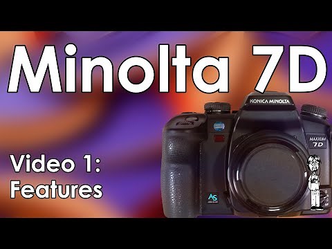 Minolta Maxxum 7D (Dynax 7D, Alpha 7) APS-C DSLR Video Manual 1: Interface
