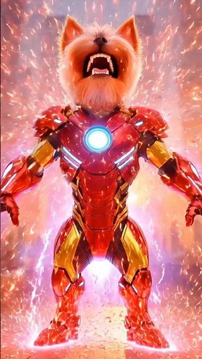iron man ❌ iron dog ✅ #animation #reelsindia #aivideo #superhero