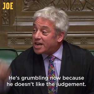 “The judgement I’ve made is a fair one, and if the honourable gentleman doesn’t like it, there’s not much I can do about that.” John Bercow fires back at accusations of unfairness from Bernard Jenkin in the Commons | JOE.co.uk