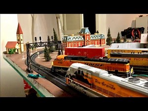 HO Scale Train Crash