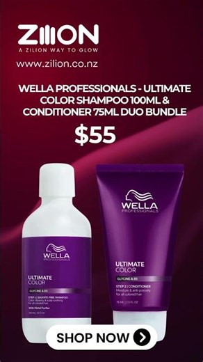 Wella Professionals - Ultimate Color Shampoo & Conditioner Duo Bundle For $55.00!