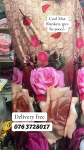 COOL MAX Blanket 3pcs Rs.5000/- Delivery Free #blankets #bedsheetsstore #towelsupplier #towelsets #Coolmax @top fans | Baby And Mom Needs