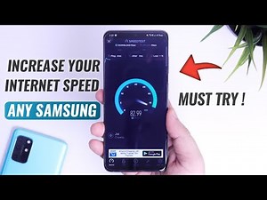 How To INCREASE INTERNET SPEED For Galaxy A50, A51, M51, M31S, S10, S20 Or Any Samsung Devices