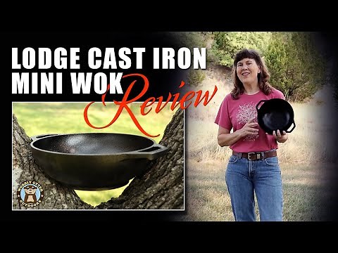Lodge Cast Iron Mini Wok Review | Making No-Slime Stir Fried Okra