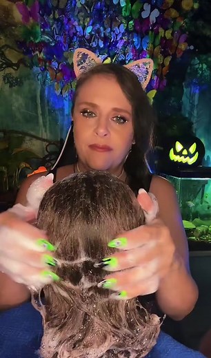 Shampoo Head Scratches ASMR for Relaxation and Sleep Aid