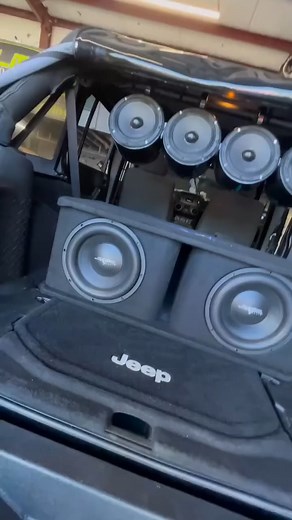 Check out this Skar Audio setup in the back of this Jeep Wrangler featuring a Skar Audio SDR-2X12D4 loaded subwoofer enclosure and (4) NPX8 8" mid-range speakers! 🔊🔊 @elites.motorsports • • 💸 15% OFF SITEWIDE 💸 🔊 www.skaraudio.com 🔊 ✈️ FREE & FAST SHIPPING ✈️ ⚡ Savings For A Limited Time Only ⚡ #skaraudio #teamskaraudio #skaraudioteam #subwoofer #subwoofers #spl #bass #caraudio #basshead #bassheadnation #skarsquad #woofergram #12volt #ZVXv2 #SKv2 #VXF #DDX #RP #IX #EVL #customcaraudio #car