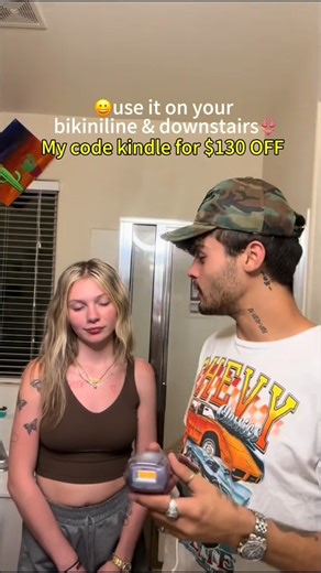 Keeps us both happy! Use my code kindle to get $130 off #foryou #fyp #couplegoals #couple #ulikehairremoval #foryoupage | Itscamerinkindle