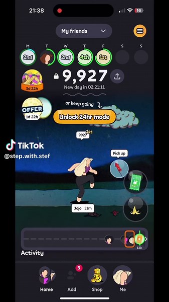 Getting so many steps in now lol #stepcount #cardio #stompers #flows