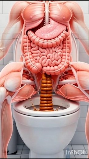 How Stool Forms Inside the Human Body | Digestion to Bowel Movement in 3D Animation #science #shorts