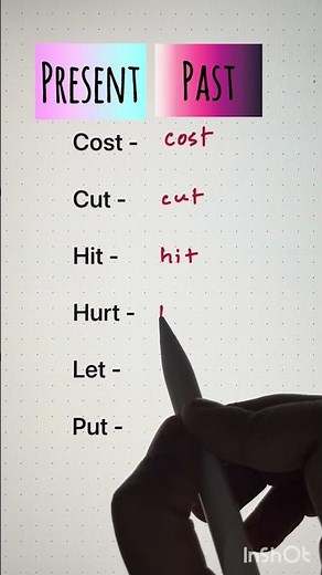 Common Irregular Verbs in English #learnenglish