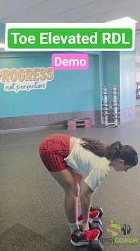 Toe Elevated RDL #Demo #exercise #tutorial #hamstrings
