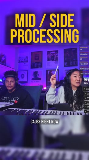 Joel Anthony Maisonet on Instagram: "@janelee.music and I talked about using mid side processing to make stereo mixes feel wide, intentional, and immersive without losing the center. When the mids stay focused and the sides are shaped with purpose, the mix starts to wrap around the artist instead of fighting them. Subtle moves. Big depth. That’s how you get space without chaos! We're back at it tomorrow at 11 AM. Pull up with your music and your notepads!! 📝 Submissions open now!!!"