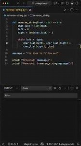 Reverse a String like String like a Pro – Python Edition #python #coding #programming